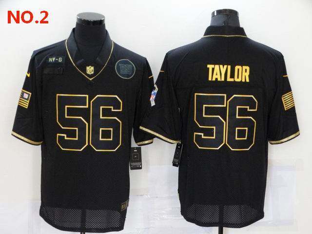  Men's New York Giants #56 Lawrence Taylor Jersey NO.2;